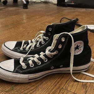 Converse Black and White High-Tops